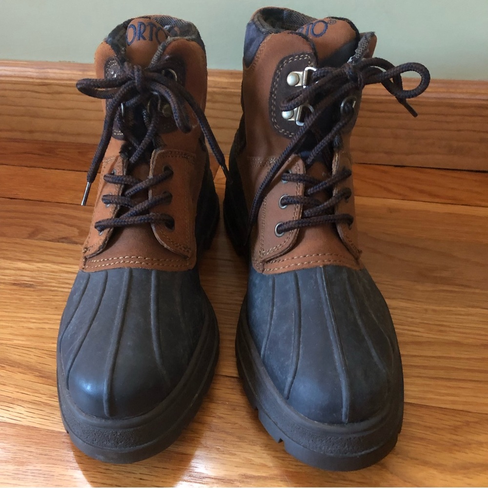 Sporto | Leather Lace Up Insulated Winter Boots 🤎